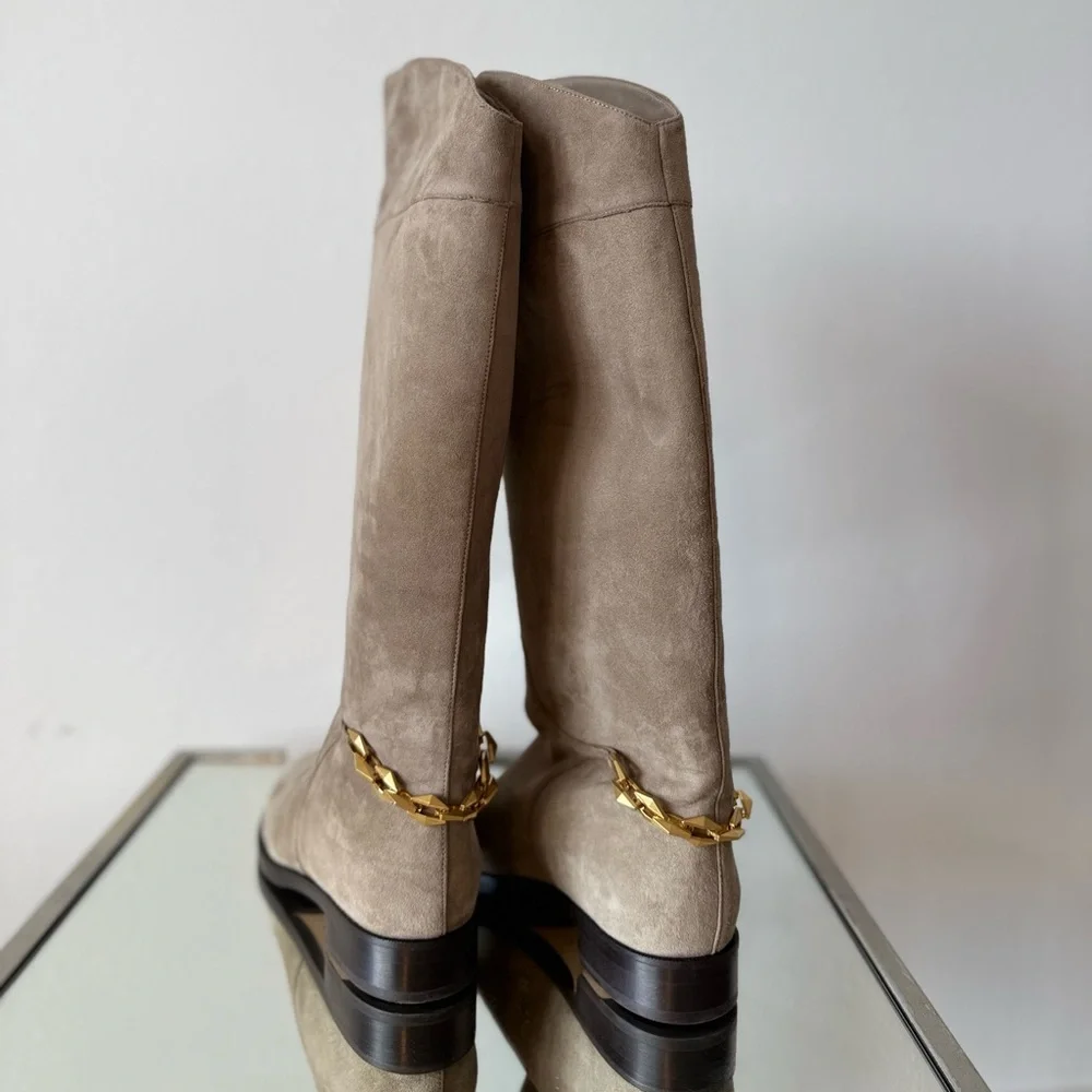 New JIMMY CHOO Nell suede knee-high boots 41 $1,695